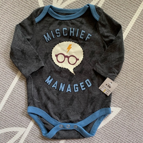 Warner Bros. Other - ⚡️ Harry Potter // NWT Mischief Managed Onesie 0-3